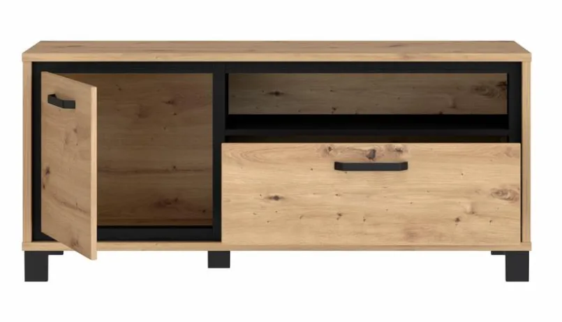 FORTE Kommoden|Wohnwände & Tv-Lowboards-TV-Lowboard Farida Eiche Artisan