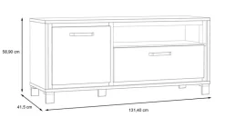 FORTE Kommoden|Wohnwände & Tv-Lowboards-TV-Lowboard Farida Eiche Artisan