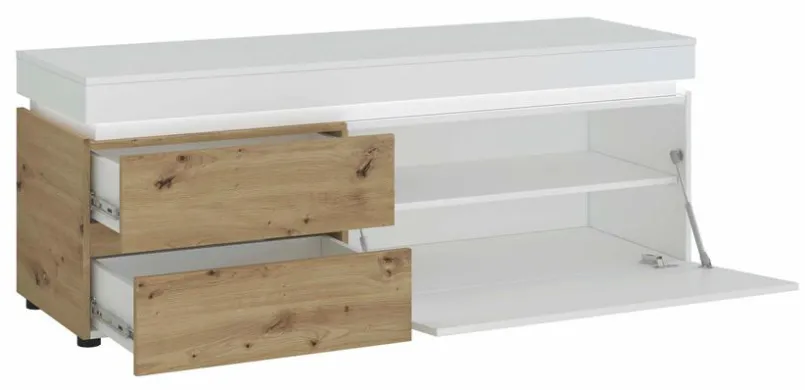 Wójcik Wohnwände & Tv-Lowboards-TV-Lowboard Luci Alpinweiß