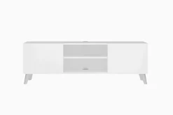 FMD Wohnwände & Tv-Lowboards-TV-Lowboard Brighton Weiß