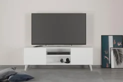 FMD Wohnwände & Tv-Lowboards-TV-Lowboard Brighton Weiß