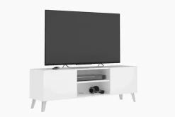 FMD Wohnwände & Tv-Lowboards-TV-Lowboard Brighton Weiß