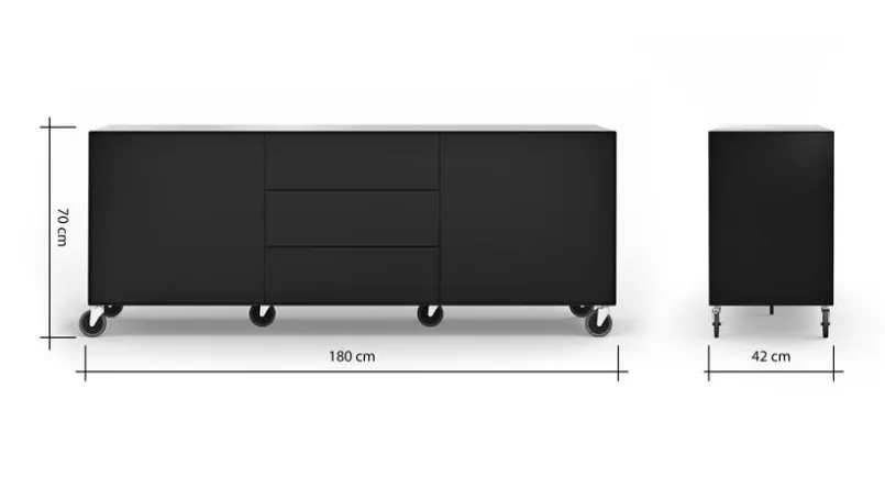 TV-Lowboard Edge<RAUM.FREUNDE Best