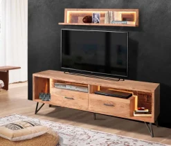 WOLFMÖBEL Kommoden|Wohnwände & Tv-Lowboards-TV-Lowboard Hudson 2177 Akazie
