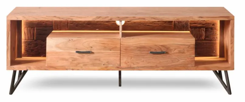 WOLFMÖBEL Kommoden|Wohnwände & Tv-Lowboards-TV-Lowboard Hudson 2177 Akazie
