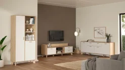 Tvilum Kinderkommoden & -Nachttische|Kinderkommoden & -Nachttische-TV-Lowboard Ikast Eiche