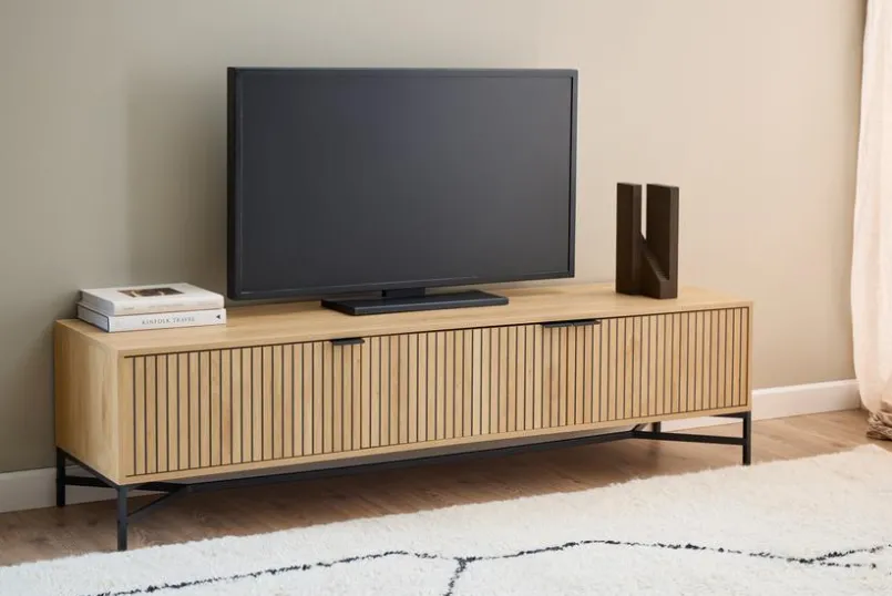 Actona Wohnwände & Tv-Lowboards-TV-Lowboard Jaipur Eiche
