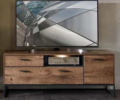 Wohnwände & Tv-Lowboards|Wohnconcept TV-Lowboard Manhattan Eiche
