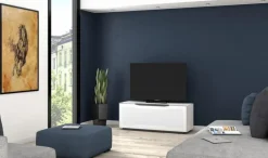 Munari Wohnwände & Tv-Lowboards-TV-Lowboard Ravenna Weiß