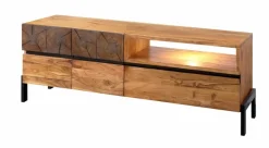 WOLFMÖBEL Kommoden|Kommoden-TV-Lowboard Root 1500 Akazie