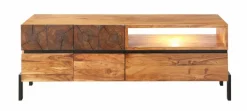 WOLFMÖBEL Kommoden|Kommoden-TV-Lowboard Root 1500 Akazie