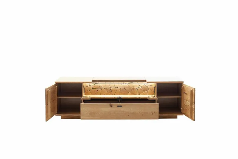 Wohnwände & Tv-Lowboards|MCA TV-Lowboard Venedig Wildeiche geölt