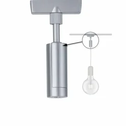 Paulmann Schienensysteme-Universal-Pendelladapter URail Chrom Matt
