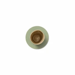 LINDDNA Bar- & Weinzubehör-Untersetzer Corduroy Circle Olive