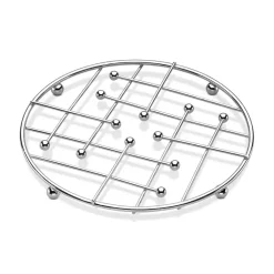 Küchenutensilien|Justinus Untersetzer Life Style 22 cm Silber