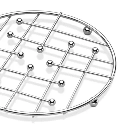 Küchenutensilien|Justinus Untersetzer Life Style 22 cm Silber