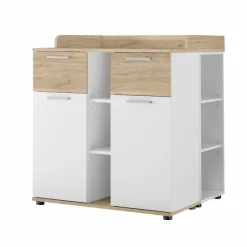 BEGABINO Babyzimmer Schränke & Regale|Babyzimmer Schränke & Regale-Unterstellregal Selja 2er Set Weiß