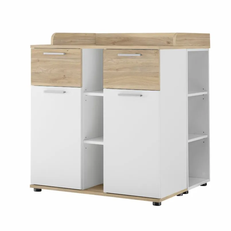 BEGABINO Babyzimmer Schränke & Regale|Babyzimmer Schränke & Regale-Unterstellregal Selja 2er Set Weiß