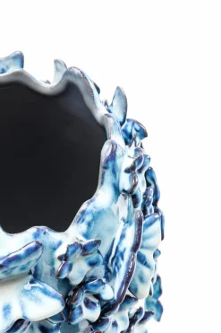 KARE DESIGN Vasen|Vasen-Vase Butterflies 35,5 cm Blau