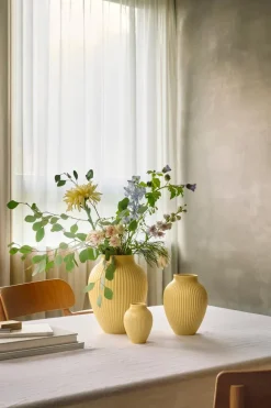 Stelton Vasen|Vasen-Vase Knabstrup 12,5 cm Gelb