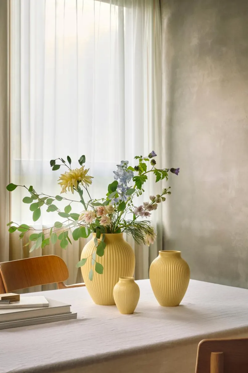 Stelton Vasen|Vasen-Vase Knabstrup 12,5 cm Gelb