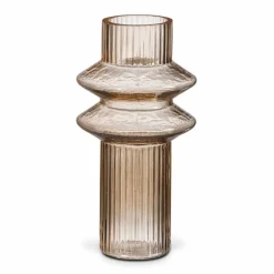 Vasen|Vasen-Vase Lampion 20 cm Braun
