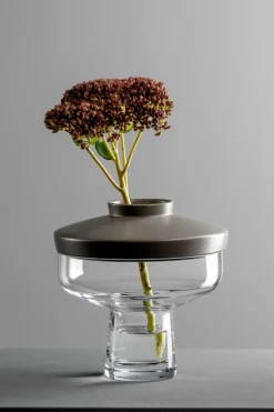Leonardo Vasen|Vasen-Vase Riva 21,5 cm Grau