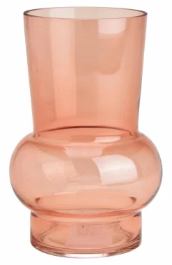 Vasen|Vasen| Vase Rosenquarz 18 cm Rosa