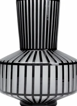 KARE DESIGN Vasen|Vasen-Vase Roulette 31 cm Schwarz / Weiß