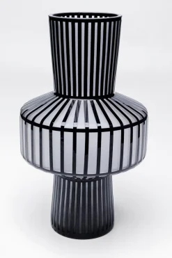 Vasen|Vasen|KARE DESIGN Vase Roulette Belly 42 cm Schwarz