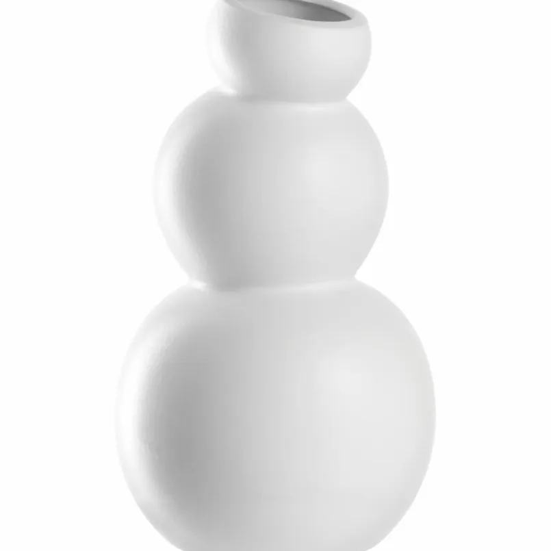 Tischdeko|Vasen|Leonardo Vase Schneemann 26 cm Weiß