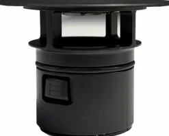 Puris Badzubehör-Ventilabdeckung PZ 1424 30 Schwarz