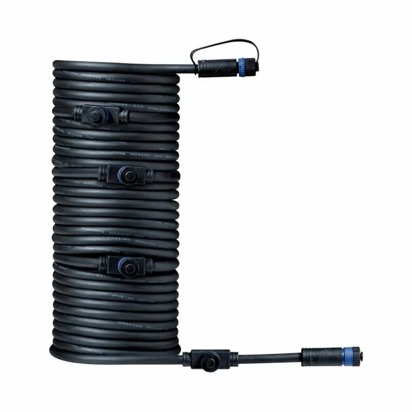 Zubehör|Paulmann Verbindungskabel Plug & Shine Schwarz