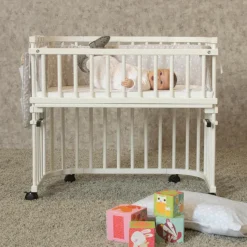 babybay Stubenwagen & Babywiegen|Stubenwagen & Babywiegen-Verschlussgitter Maxi/Boxspring Buche