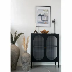 Vitrinen|Vitrinen| Vitrine Adelaide Schwarz / Braun