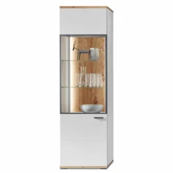 IDEAL Wohnen Vitrinen-Vitrine Basset Weiß
