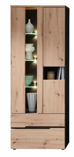 Vitrinen|Innostyle Vitrine Memphis Artisan-Eiche