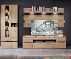 Vitrinen|Innostyle Vitrine Memphis Artisan-Eiche
