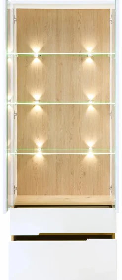 Vitrinen|Innostyle Vitrine Memphis Weiß