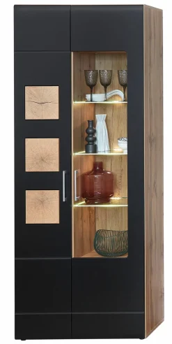 Innostyle Vitrinen-Vitrine Sonate Schwarz