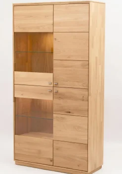 Vitrinen|Vitrinen|Boegner Vitrine Alexandra Wildeiche Bianco
