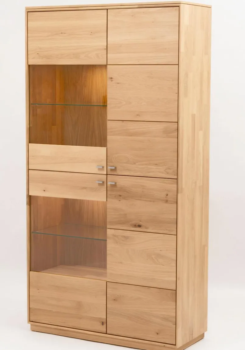 Vitrinen|Vitrinen|Boegner Vitrine Alexandra Wildeiche Bianco