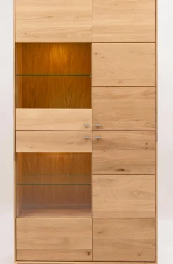 Vitrinen|Vitrinen|Boegner Vitrine Alexandra Wildeiche Bianco