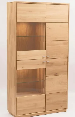 Vitrinen|Vitrinen|Boegner Vitrine Alexandra Wildeiche Bianco