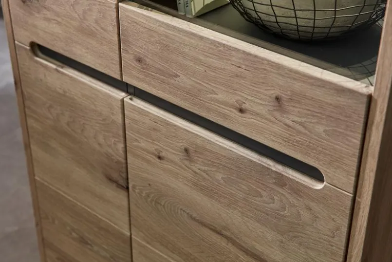 Innostyle Vitrinen|Vitrinen-Vitrine Bellano Viking Oak