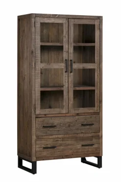 WOLFMÖBEL Vitrinen|Vitrinen-Vitrine Boston 5079 Braun