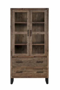 WOLFMÖBEL Vitrinen|Vitrinen-Vitrine Boston 5079 Braun