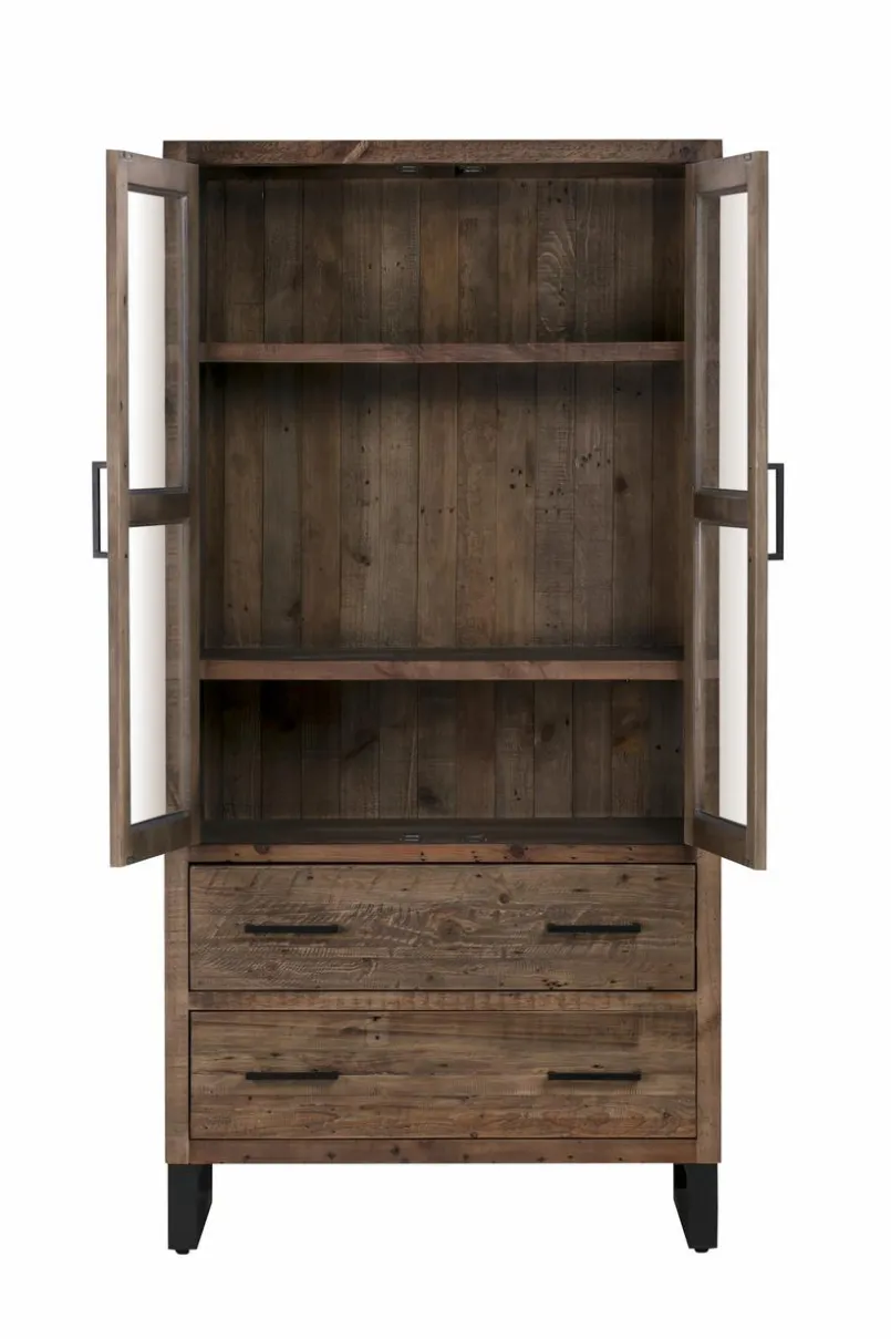 WOLFMÖBEL Vitrinen|Vitrinen-Vitrine Boston 5079 Braun