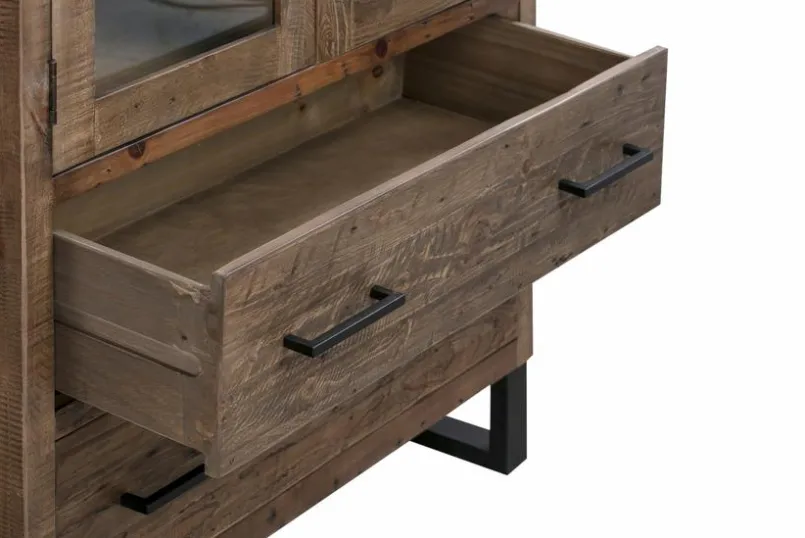 WOLFMÖBEL Vitrinen|Vitrinen-Vitrine Boston 5079 Braun