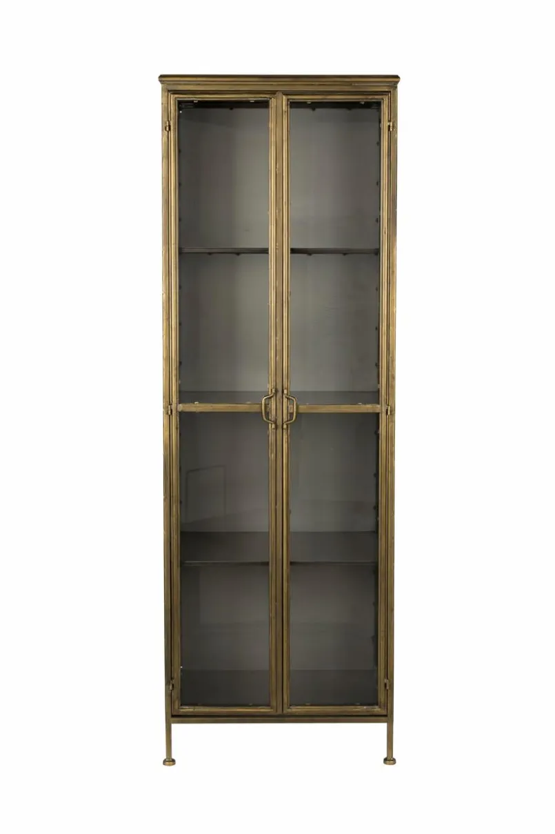 Vitrinen|Vitrinen|Zuiver Vitrine Gertlush Messing